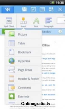 Office para android online gratis